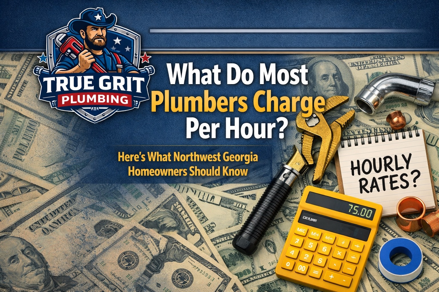 What Do Most Plumbers Charge Per Hour - True Grit Plumbing Northwest Georgia