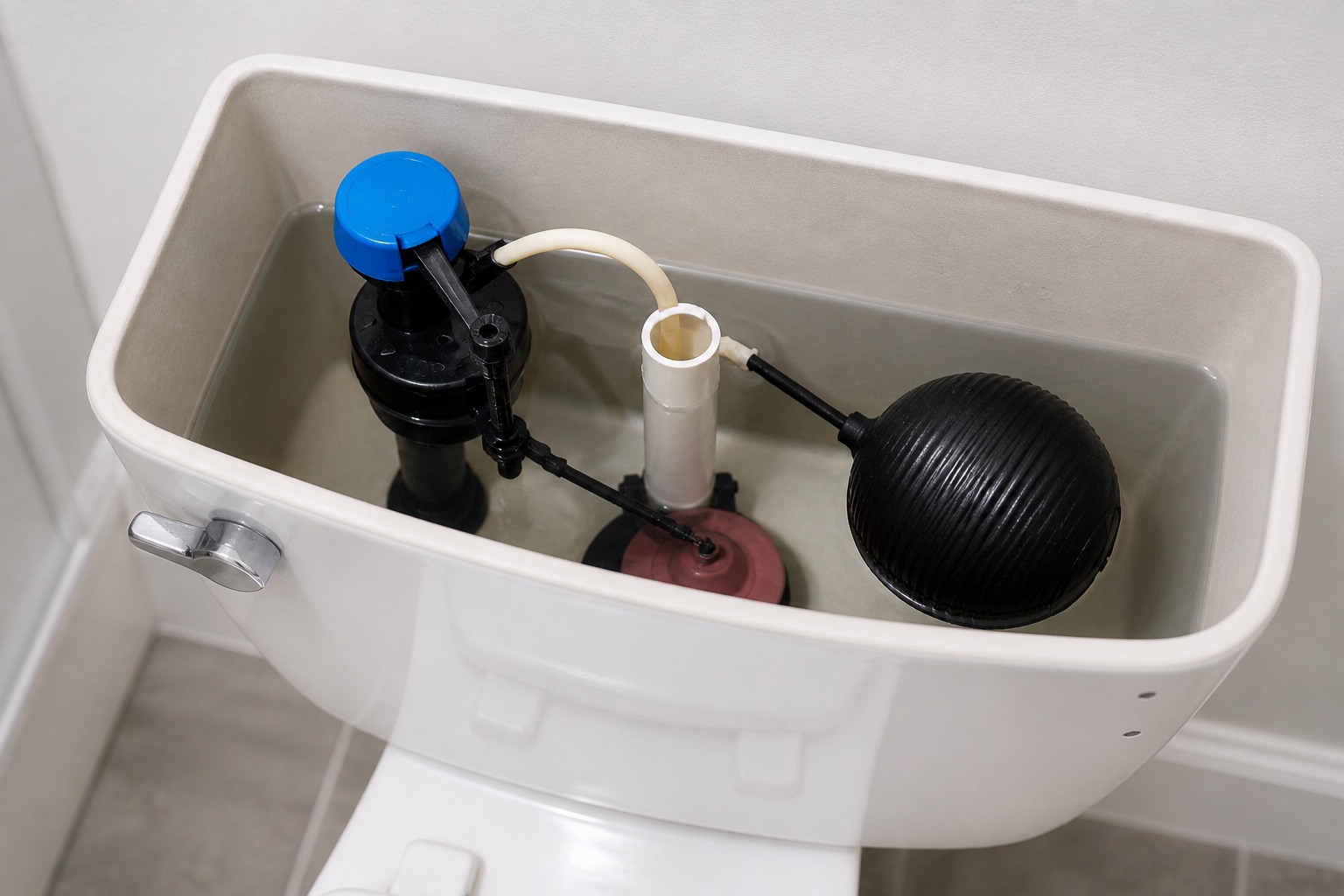 Homeowner reviewing a high water bill — True Grit Plumbing Northwest Georgia
