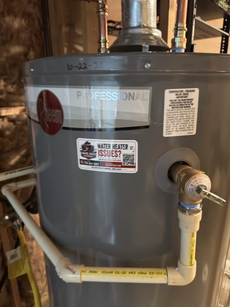Rheem Water Heater Install in Canton, GA -- Canton, GA