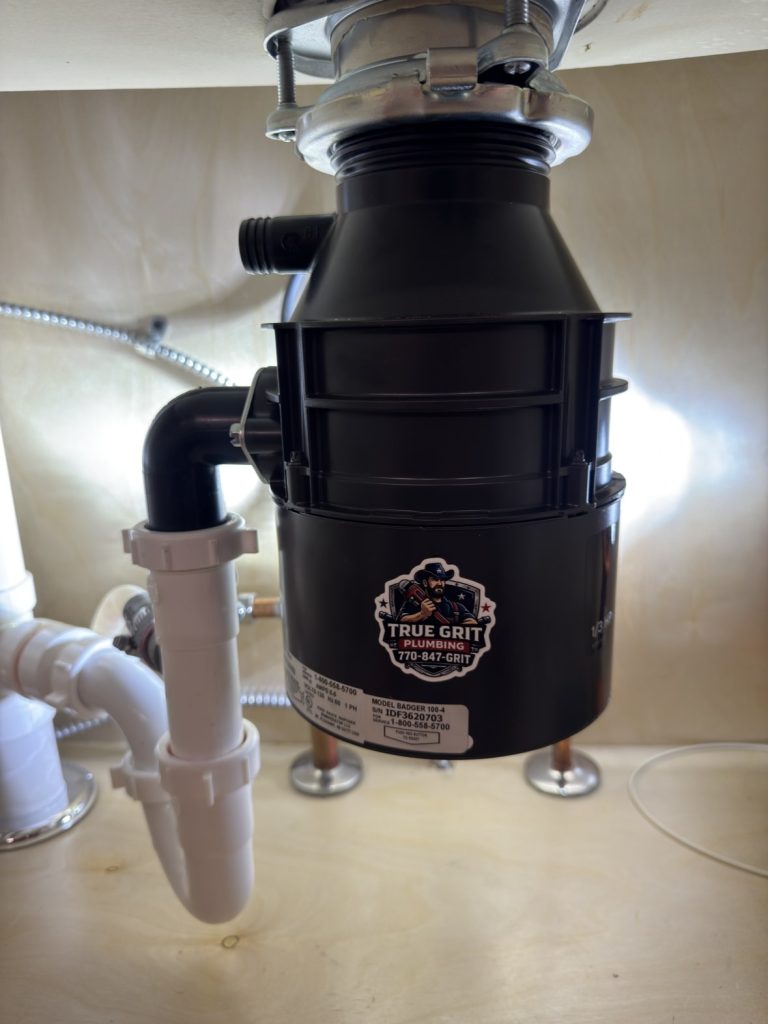 Garbage disposal install — Shaw Woods, Euharlee -- Euharlee, GA