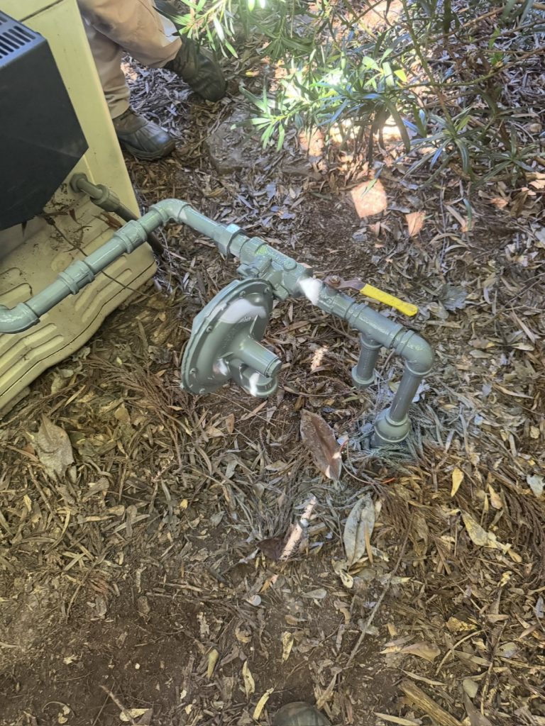 Pool heater gas line repair — Marietta -- Marietta, GA