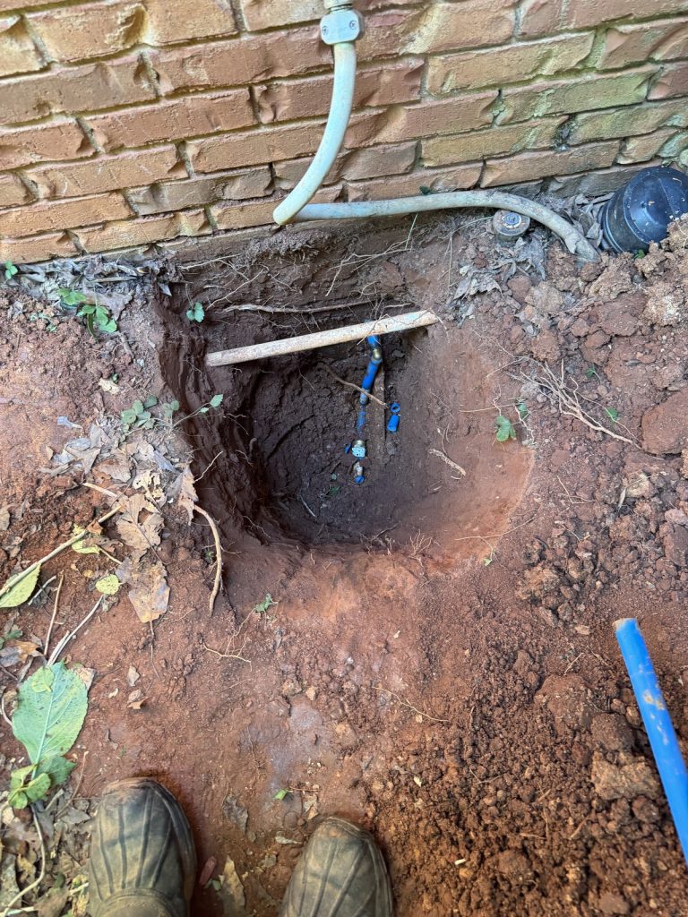 Cartersville water line repair -- Cartersville, GA
